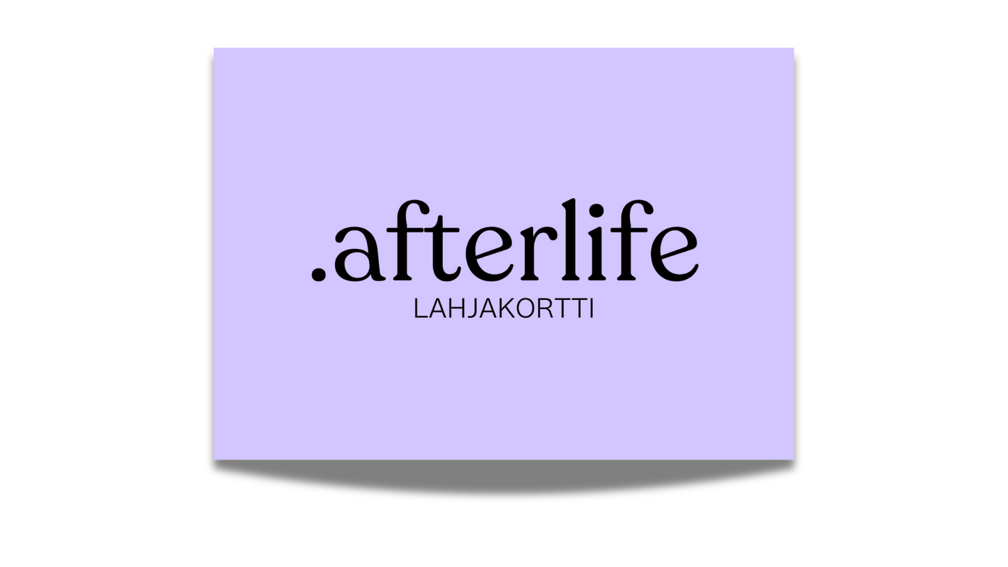 Afterlife lahjakortti